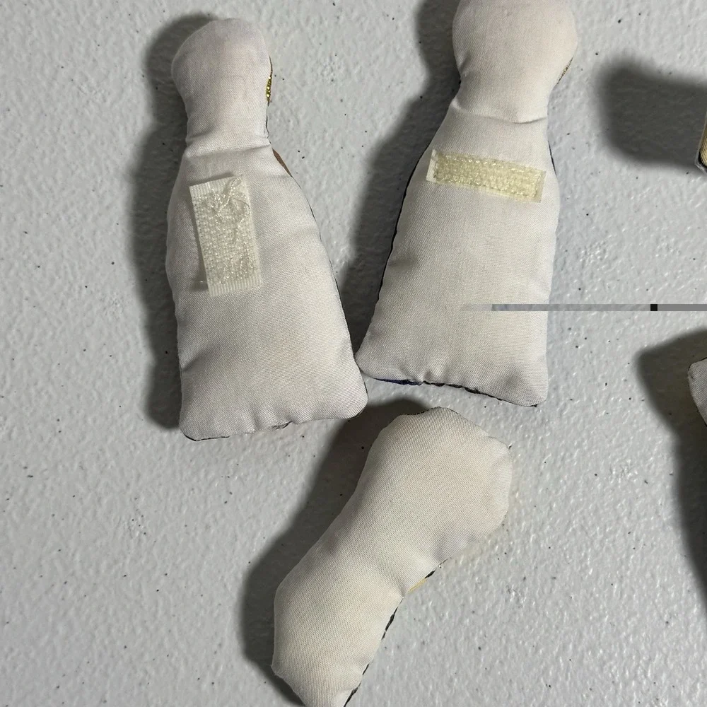 Vtg Countdown to Christmas Plush‎ Advent Calendar MFA Boston MISSING 1 Piece